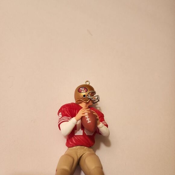 Hallmark Keepsake Ornament  Team NFL Joe Montana for San Francisco 49ers 1995 - Picture 5 of 7